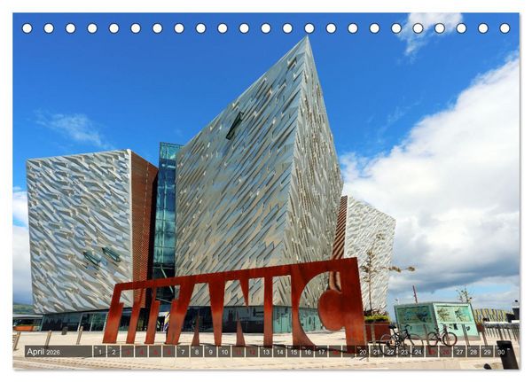Produktbild: Nordirland und Belfast (Tischkalender 2026 DIN A5 quer), CALVENDO Monatskalender