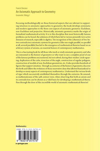 Produktbild: An Axiomatic Approach to Geometry