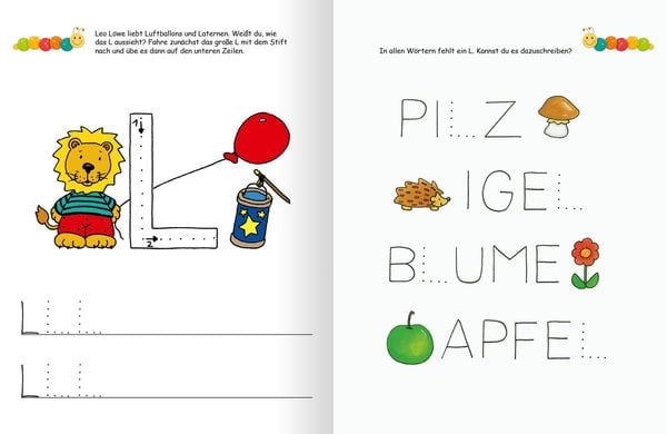 Produktbild: Lernraupe &ndash; Ruckzuck weggewischt! Erste Buchstaben