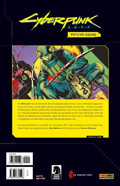Produktbild: Cyberpunk 2077 Comics: Psycho Squad