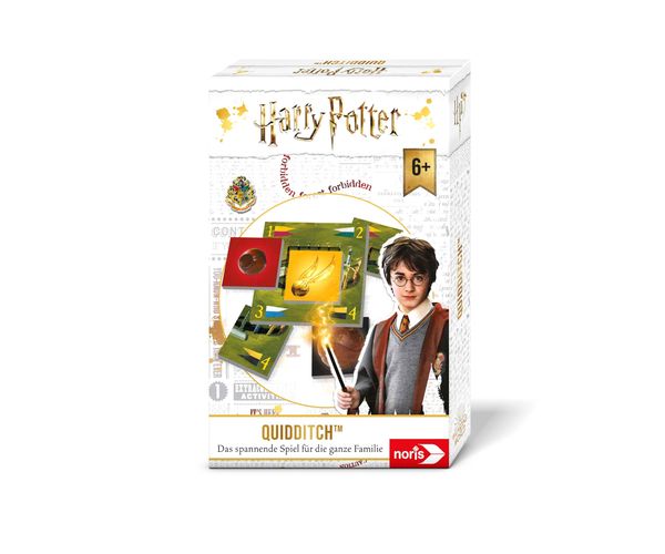 Noris 606102037 - Harry Potter QUIDDITCH QUINTETT SPIEL, Kartenspiel