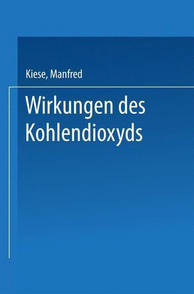 Produktbild: Wirkungen des Kohlendioxyds