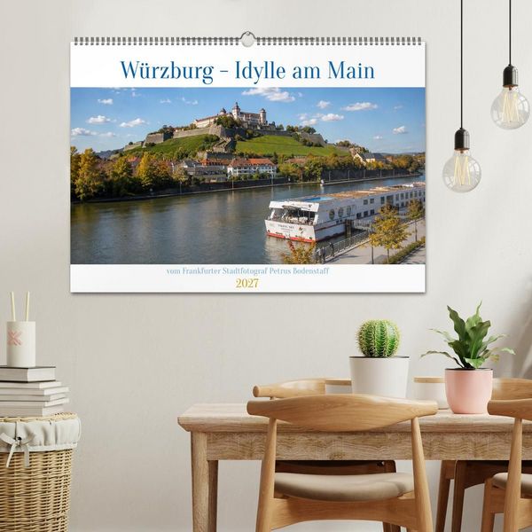 Produktbild: W&uuml;rzburg Idylle am Main (Wandkalender 2027 DIN A2 quer), CALVENDO Monatskalender