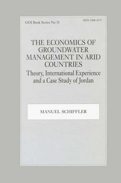 Produktbild: The Economics of Groundwater Management in Arid Countries