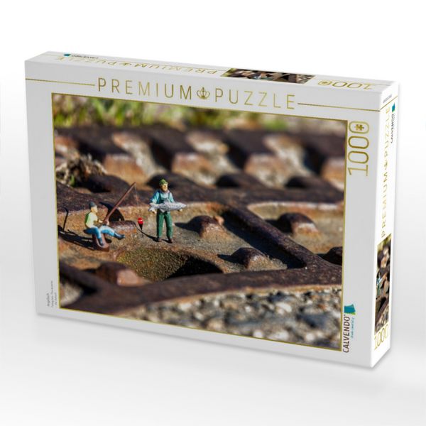 Produktbild: CALVENDO Puzzle Angelloch | 1000 Teile Lege-Gr&ouml;&szlig;e 64x48cm Foto-Puzzle f&uuml;r gl&uuml;ckliche Stunden