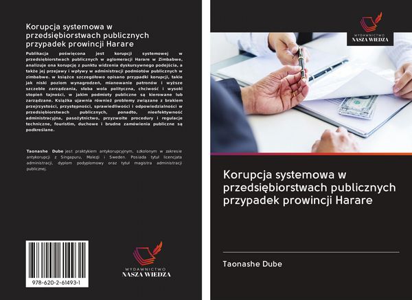 Produktbild: Korupcja systemowa w przedsi&iquest;biorstwach publicznych przypadek prowincji Harare