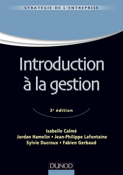 Produktbild: Introduction a Gestion 3e Editio