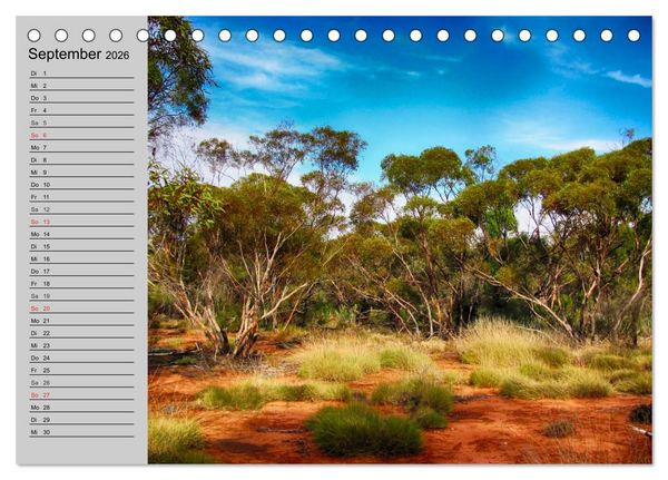 Produktbild: Australien. Impressionen (Tischkalender 2026 DIN A5 quer), CALVENDO Monatskalender