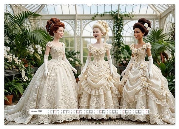 Produktbild: Fabulous Dolls &ndash; Belle &Eacute;poque (Wandkalender 2027 DIN A2 quer), CALVENDO Monatskalender