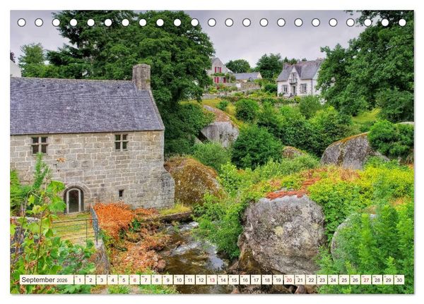 Produktbild: Huelgoat - Sagenumwobener M&auml;rchenwald in der Bretagne (Tischkalender 2026 DIN A5 quer), CALVENDO Monatskalender