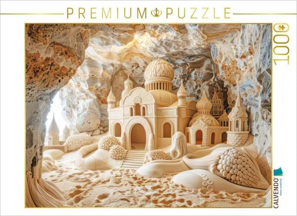 Produktbild: CALVENDO Puzzle Skulptur aus Sand | 1000 Teile Lege-Gr&ouml;&szlig;e 64x48cm Foto-Puzzle f&uuml;r gl&uuml;ckliche Stunden