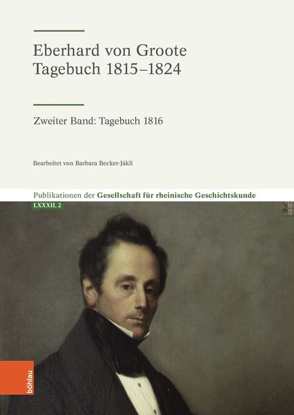 Produktbild: Eberhard von Groote: Tagebuch 1815&ndash;1824