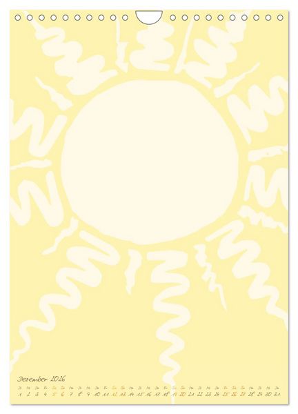 Produktbild: FOTOS & BASTELN - Always the Sun (Wandkalender 2026 DIN A4 hoch), CALVENDO Monatskalender