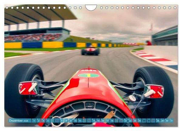 Produktbild: Formel 1 in den sechziger Jahren (Wandkalender 2026 DIN A4 quer), CALVENDO Monatskalender