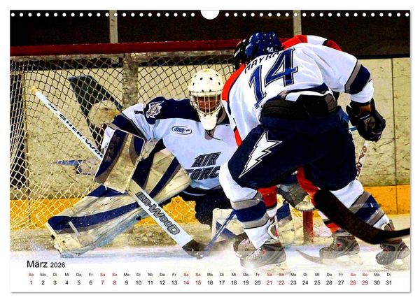 Produktbild: Eishockey - Kampf um den Puck (Wandkalender 2026 DIN A3 quer), CALVENDO Monatskalender