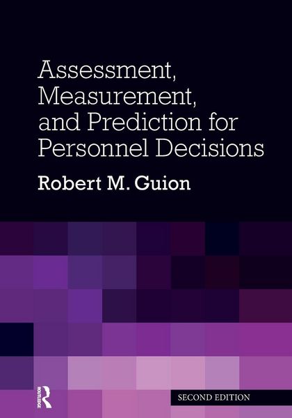 Produktbild: Assessment, Measurement, and Prediction for Personnel Decisions