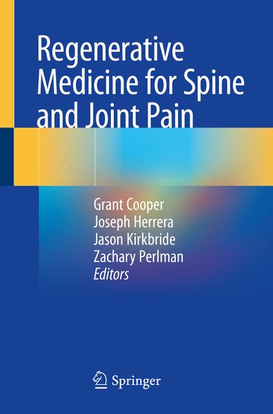 Produktbild: Regenerative Medicine for Spine and Joint Pain