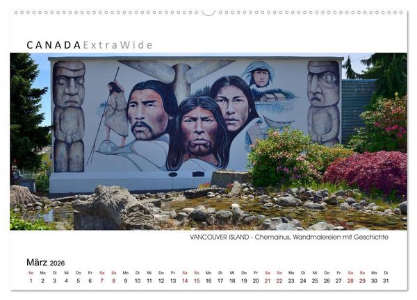 Produktbild: Vancouver Island Panoramabilder (Wandkalender 2026 DIN A2 quer), CALVENDO Monatskalender