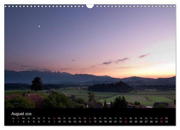 Produktbild: Lichtstimmungen Schweiz 2026 (Wandkalender 2026 DIN A3 quer), CALVENDO Monatskalender