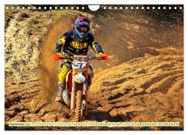 Produktbild: Motocross - so cool (Wandkalender 2026 DIN A4 quer), CALVENDO Monatskalender