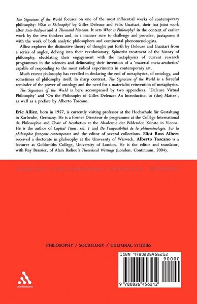 Produktbild: The Signature of the World