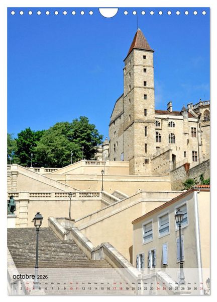 Produktbild: Cit&eacute;s de France (Calendrier mural 2026 DIN A4 horizontal), CALVENDO calendrier mensuel