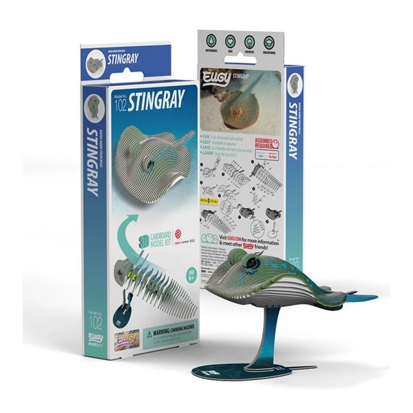 Produktbild: EUGY 3D Bastelset Stachelrochen