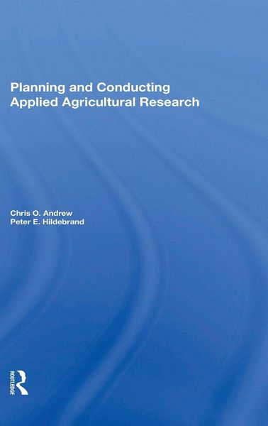 Produktbild: Planning And Conducting Applied Agricultural Research