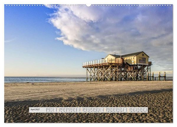 Produktbild: St. Peter-Ording (Wandkalender 2027 DIN A2 quer), CALVENDO Monatskalender