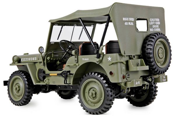 Produktbild: Amewi Jeep Willys MB Scale Crawler Brushed 1:14 RC Modellauto Elektro Crawler Allradantrieb (4WD)