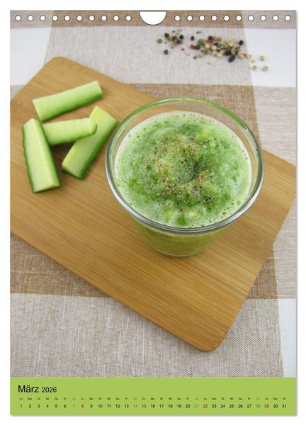 Produktbild: Detox Drinks! Gesund und lecker (Wandkalender 2026 DIN A4 hoch), CALVENDO Monatskalender