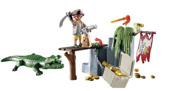 Produktbild: 71473 Pirat mit Alligator
