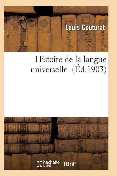 Produktbild: Histoire de la langue universelle
