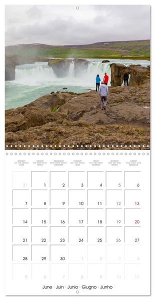 Produktbild: COLOURS OF ICELAND (Wall Calendar 2027 12 &times; 12 Inch) CALVENDO 12 Month Wall Calendar