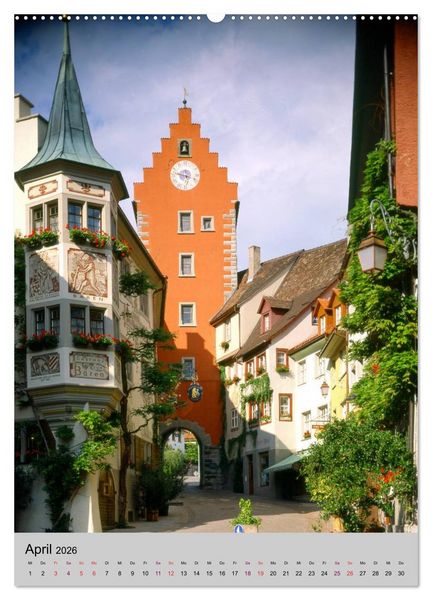 Produktbild: Der Bodensee mit seinen Sehensw&uuml;rdigkeiten (hochwertiger Premium Wandkalender 2026 DIN A2 hoch), Kunstdruck in Hochglanz