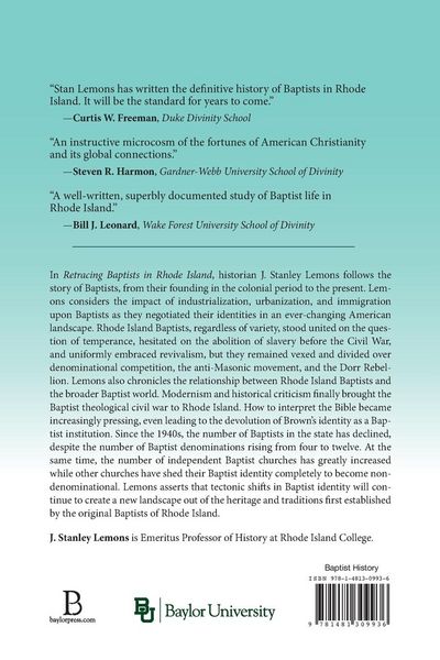 Produktbild: Retracing Baptists in Rhode Island