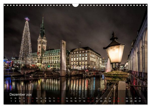 Produktbild: Deutschland Impressionen bei Nacht (Wandkalender 2026 DIN A3 quer), CALVENDO Monatskalender
