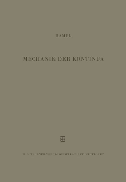 Produktbild: Mechanik der Kontinua