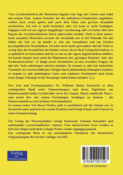 Produktbild: Onanie und Homosexualit&auml;t