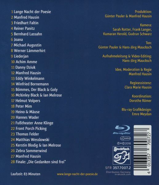 Produktbild: Lange Nacht der Poesie 2010