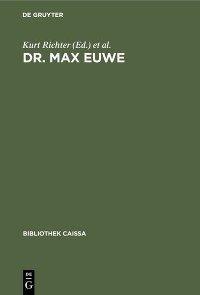 Produktbild: Dr. Max Euwe