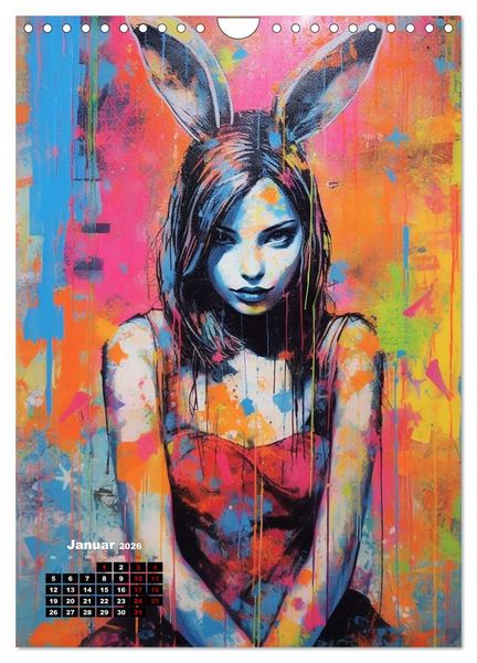 Produktbild: Graffiti Art (Wandkalender 2026 DIN A4 hoch), CALVENDO Monatskalender