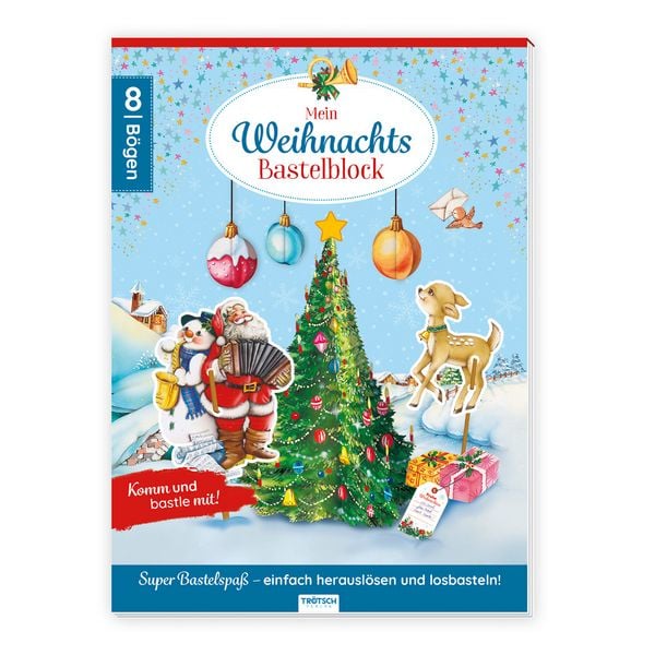 Produktbild: TR&Ouml;TSCH - Bastelblock Weihnachts-Bastelspa&szlig; | Ab 4 Jahren