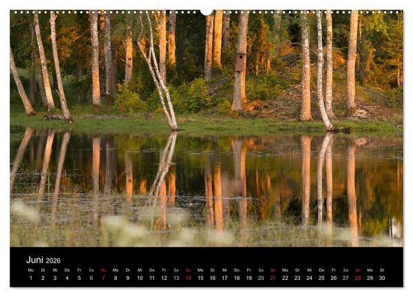 Produktbild: Schweden im Wechsel der Jahreszeiten (hochwertiger Premium Wandkalender 2026 DIN A2 quer), Kunstdruck in Hochglanz