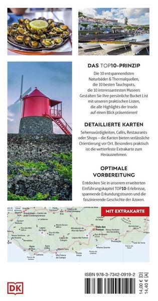 Produktbild: TOP10 Reisef&uuml;hrer Azoren