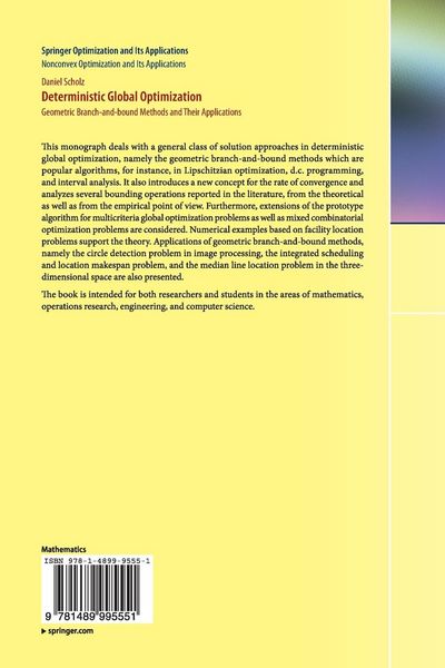 Produktbild: Deterministic Global Optimization