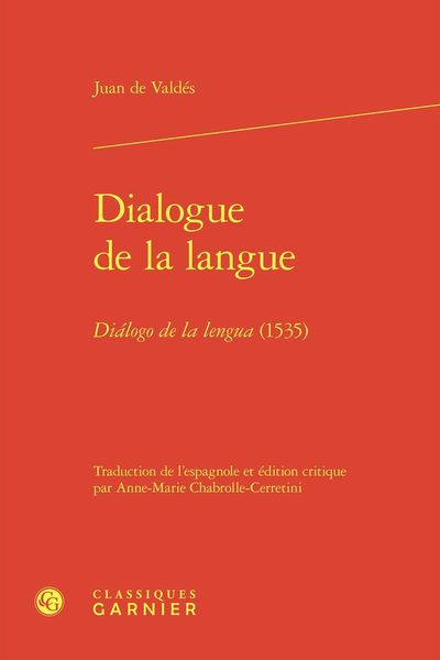 Produktbild: Dialogue de la Langue / Dialogo de la Lengua (1535)