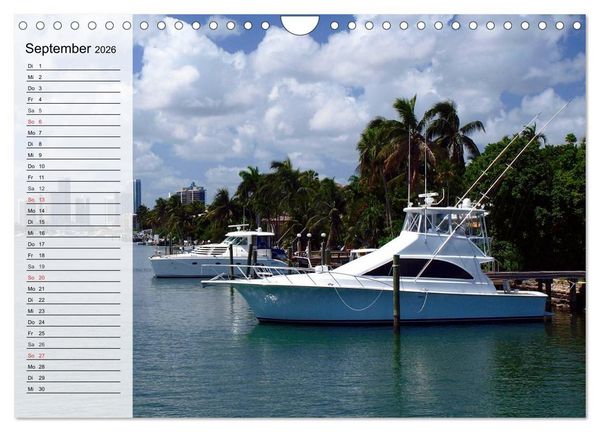 Produktbild: FLORIDA Idyllischer Sonnenscheinstaat (Wandkalender 2026 DIN A4 quer), CALVENDO Monatskalender