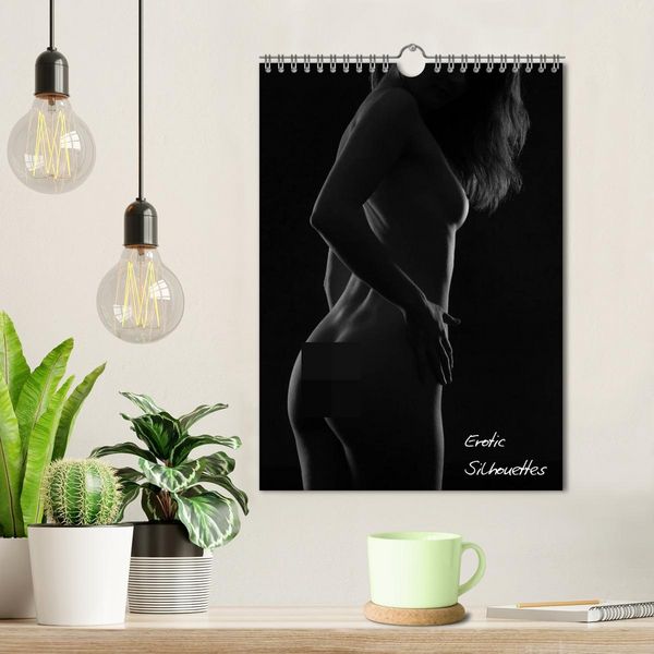 Produktbild: Erotic Silhouettes / UK-Version (Wall Calendar 2026 DIN A4 portrait), CALVENDO 12 Month Wall Calendar