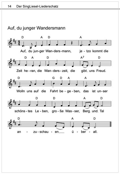 Produktbild: Die sch&ouml;nsten Volkslieder - Das Liederbuch